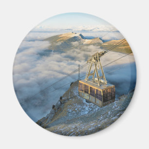 Seilbahn auf dem Monte Seceda in den Dolomiten Magnet