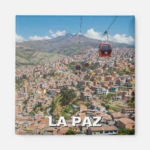 Seilbahnen in La Paz Bolivien Magnet