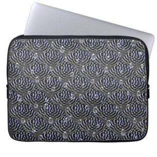 Seile auf blaugrauem Metal Laptopschutzhülle