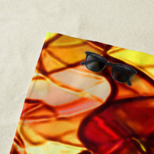 Seile überquert, versteckt unter einem roten Marki