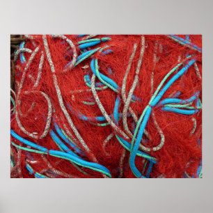 Seile und Goldnetze Poster