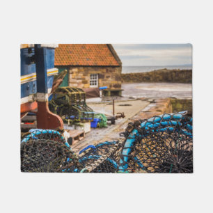 Seile und Hummer-Töpfe   Pittenweem, Schottland Fußmatte