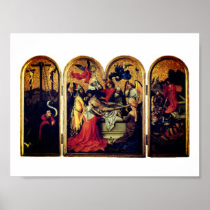 Seilern Triptych (von Robert Campin) Poster