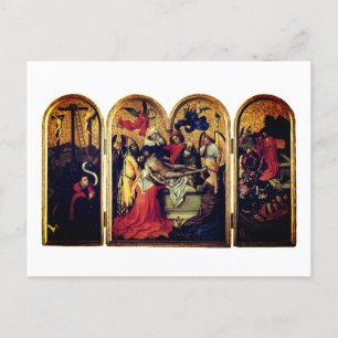 Seilern Triptych (von Robert Campin) Postkarte