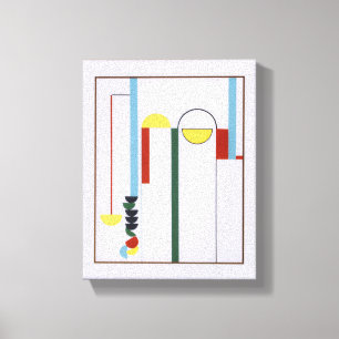 Seilrolle Abstrakter Weißer Hintergrund Leinwanddr Leinwanddruck