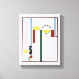 Seilrolle Abstrakter Weißer Hintergrund Leinwanddr Leinwanddruck
