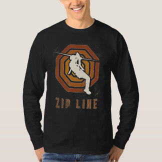 Seilrutsche Vintage Retro Klassiker Sport Liebe T-Shirt