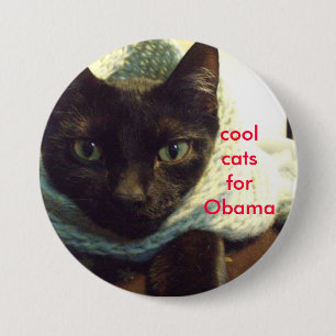Seimei- coole Katzen für Obama Button