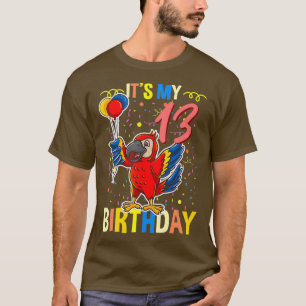 Sein 13. Geburtstagsparrot Lover T-Shirt