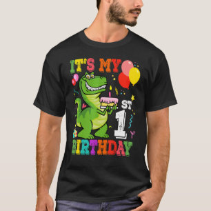 Sein 1. Geburtstag Junge Rex Dinosaurier Geburtsta T-Shirt