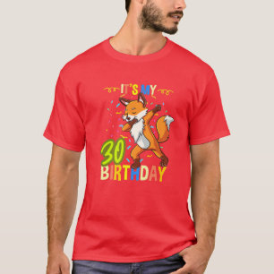Sein 30. Geburtstag-Dabbing-Fuchs T-Shirt