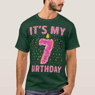Sein 7. Geburtstag süß Donut 7 Jahre alt Witz T-Shirt