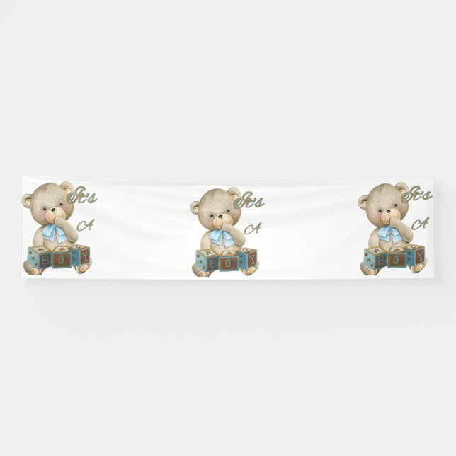 Sein A Boy 2.5x10 Vinyl Banner (Horizontal)
