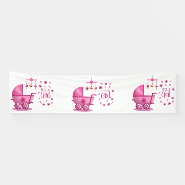 Sein A Girl 2.5x10 Vinyl Banner (Horizontal)