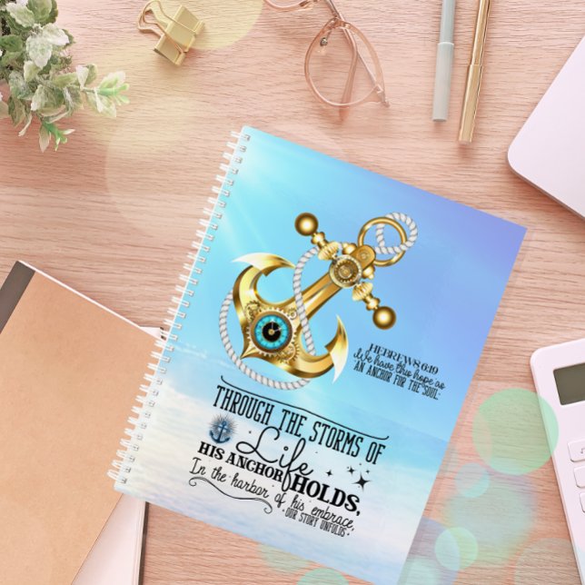 Sein Anker hält den blauen Ozean fest Planer (Sophisticated )