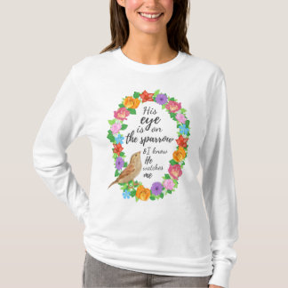 Sein Auge steht an der Spitze der Frauen T-Shirt