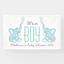 Sein Banner für ein Baby-Duschsignatur