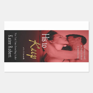 Sein Behalt von Katee Robert Rechteckiger Aufkleber