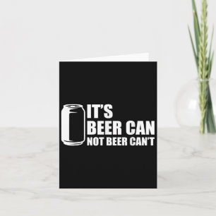 Sein Bier kann nicht kant sein Karte
