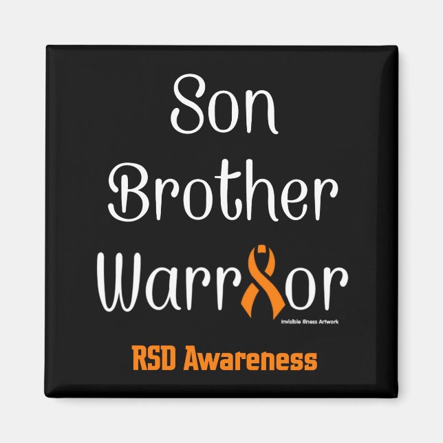 Sein Brother Warrior... Magnet (Vorne)