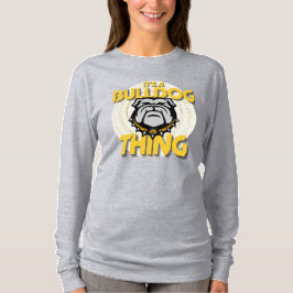 Sein Bulldog Ding langärmeliges Shirt Basketball