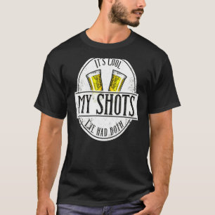Sein Cooles Ich hatte beide Shots Vintag geimpft T-Shirt