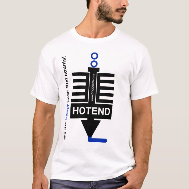 Sein die erste Schicht, die zählt! T-Shirt (Vorderseite)