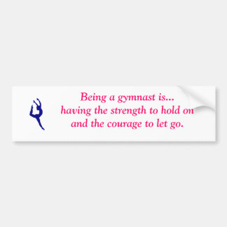 Sein ein Gymnast ist… Autoaufkleber