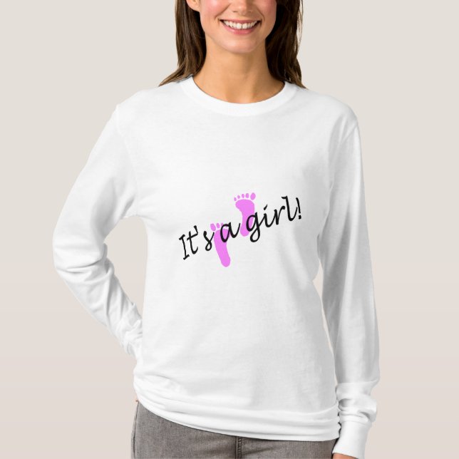 Sein ein Mädchen T-Shirt (Vorderseite)