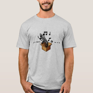 Sein ein Schlag in einem Kasten T-Shirt