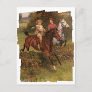 Sein erster Zaun Postkarte