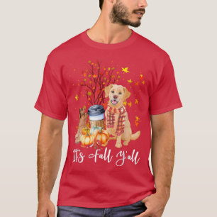 Sein Fall Yall Labrador Dog Pumpkin Herbst Herbst T-Shirt