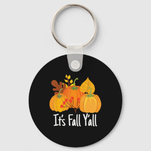 Sein Fall Yall Lazy Halloween Erntedank Schlüsselanhänger
