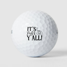 Sein Fall Yall Pumkin Zitat schwarz Golfball