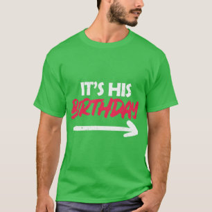 Sein Geburtstag Funny Boyfriend Bday Party Matchi T-Shirt
