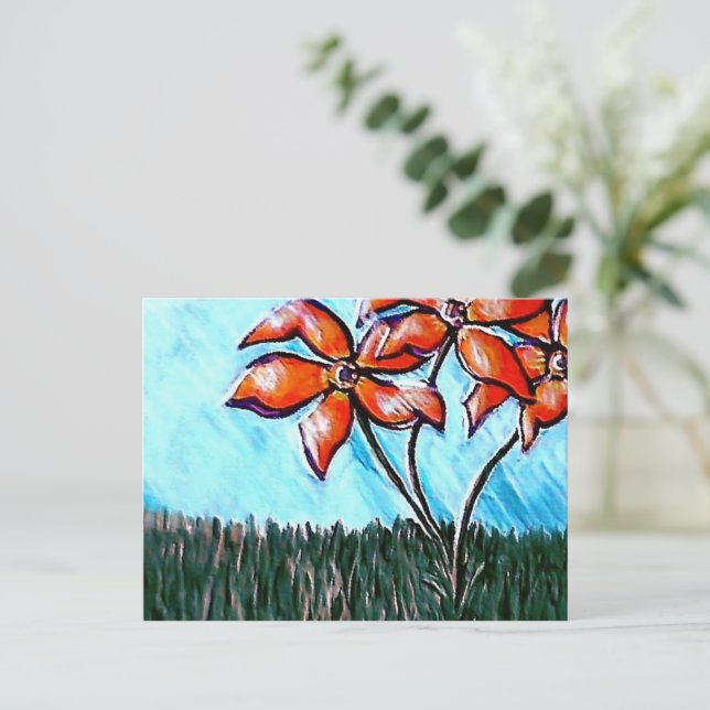 Sein Geist ~ POSTCARD Postkarte (Stehend Vorderseite)