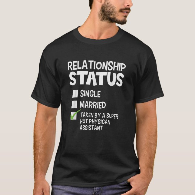Sein Geschenk Ärztin Assistentin Relationshi T-Shirt (Vorderseite)