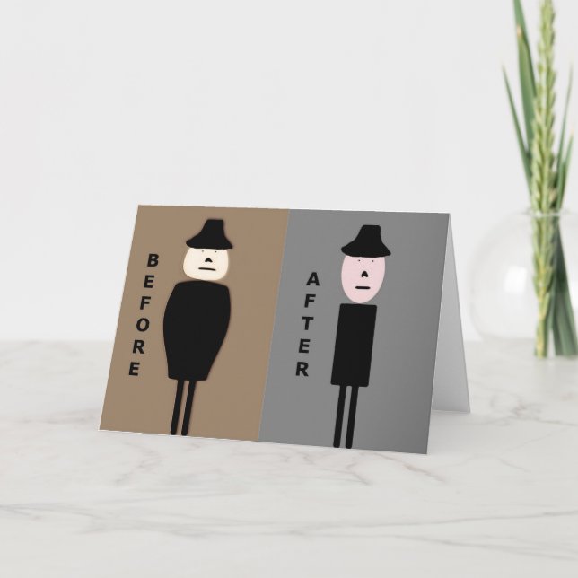 Sein Gewichtsverlust Ermutigung vorher Karte (Vorderseite)