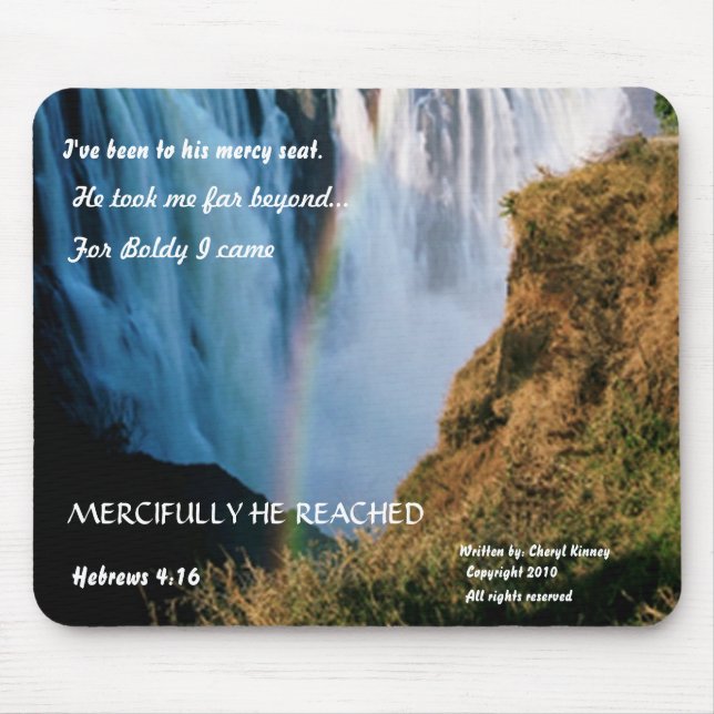 Sein gnadenloser Handmousepad Mousepad (Vorne)