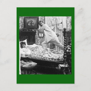 Sein Golftraum ist Ihr Golfabend Vintag Postkarte