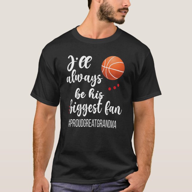 Sein größtes Fächervolk Basketball Großes Oma 1 T-Shirt (Vorderseite)