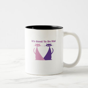 Sein gutes, ich zu sein zweifarbige tasse