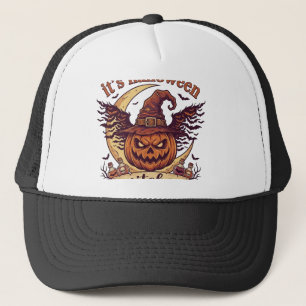 Sein Halloween Hexen Kürbis Hexenhut Mond_1 Truckerkappe