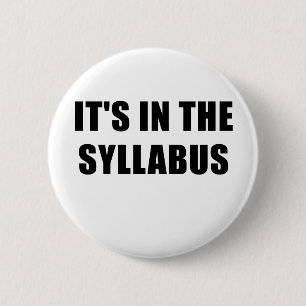 Sein herein der Syllabus Button