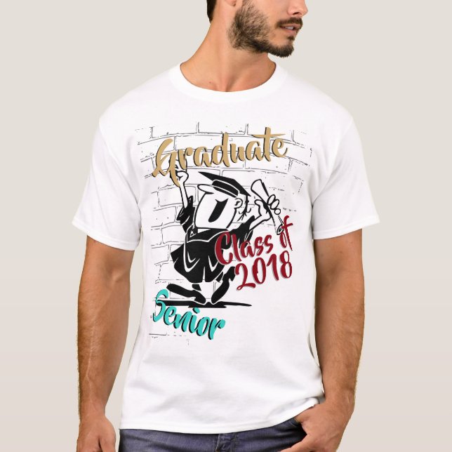 Sein höherer Abschluss - (Add Year) T-Shirt (Vorderseite)