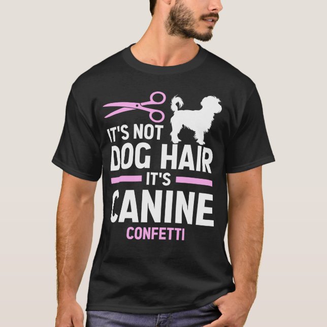 Sein Hund hat keinen Hund, sein kaninischer Confet T-Shirt (Vorderseite)