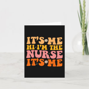 Sein Ich Hi ich bin die Krankenschwester RN NICU E Karte