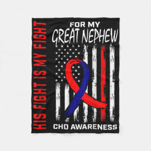 Sein Kampf Chd Bewusstsein Great Nephew Usa Flag C Fleecedecke
