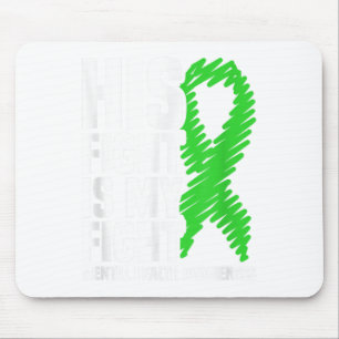 Sein Kampf gegen die psychische Gesundheit der grü Mousepad