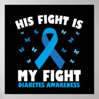 Sein Kampf gegen mein Diabetes-Bewusstsein T1D Rib